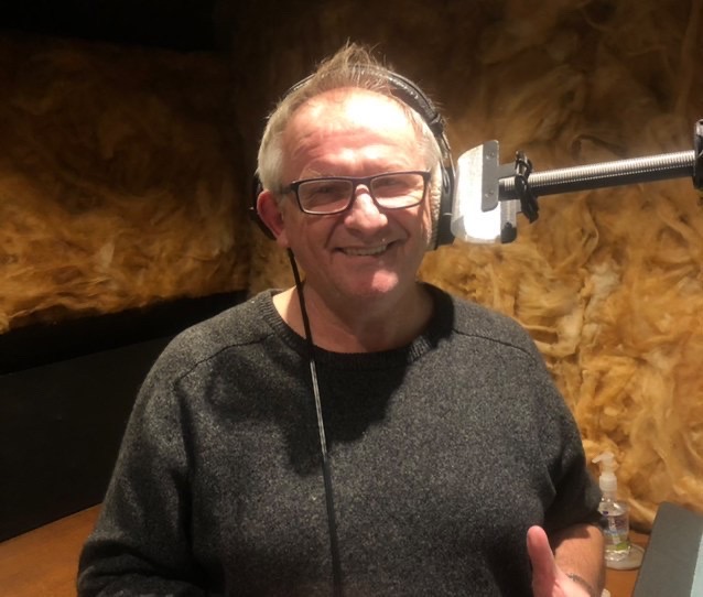 Voice artist David Clencie at YES AUDIO Caulfield South, 2021